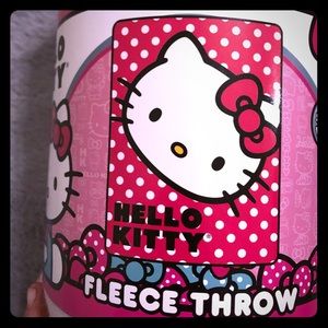 Hello kitty fleece throw. Brand new. Perfect gift!